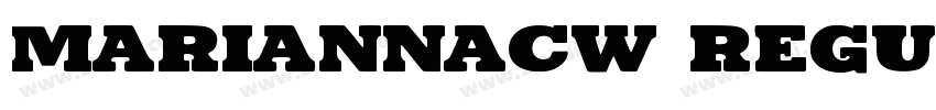 MariannaCW Regular字体转换